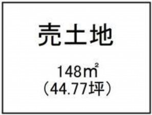 鹿児島市永吉、土地の間取り画像です