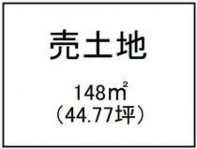 鹿児島市永吉、土地の間取り画像です