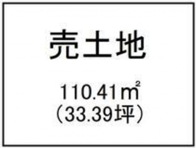 鹿児島市原良、土地の間取り画像です