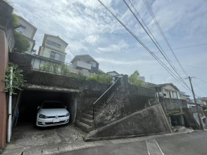 鹿児島市田上台、土地の画像です