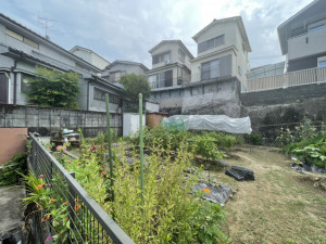 鹿児島市田上台、土地の画像です