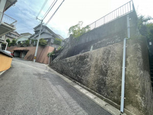 鹿児島市田上台、土地の画像です