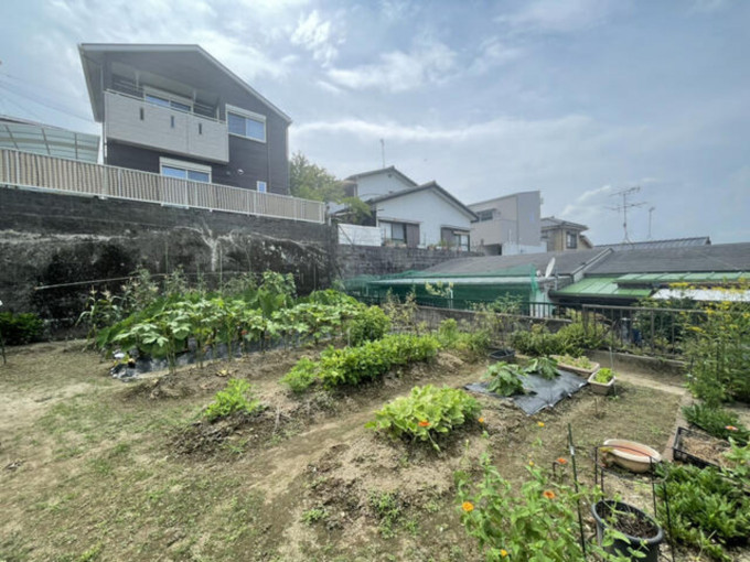 鹿児島市田上台、土地の画像です