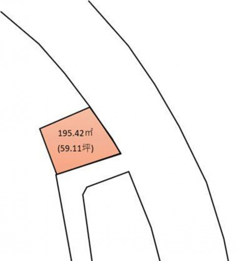鹿児島市日之出町、土地の画像です