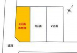 鹿児島市紫原、土地の画像です