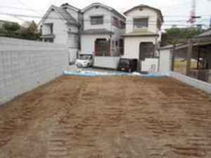 鹿児島市紫原、土地の画像です