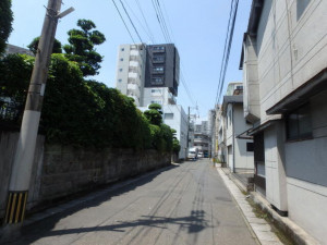鹿児島市上之園町、土地の画像です