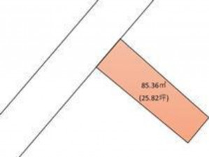 鹿児島市上之園町、土地の画像です