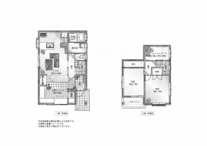 鹿児島市西陵、中古一戸建ての間取り画像です