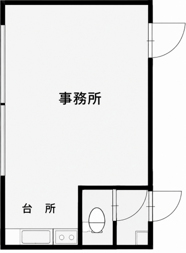 鹿児島市小松原、収益物件/店舗付住宅の間取り画像です