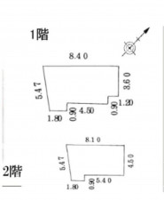 鹿児島市郡元町、中古一戸建ての間取り画像です