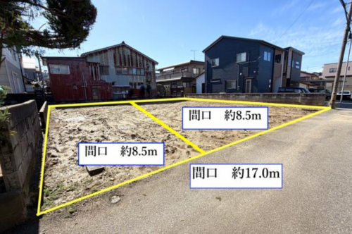 前面道路を含む現地写真