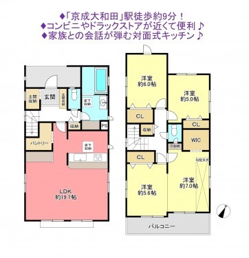 物件画像 一戸建て八千代市八千代台北間取り