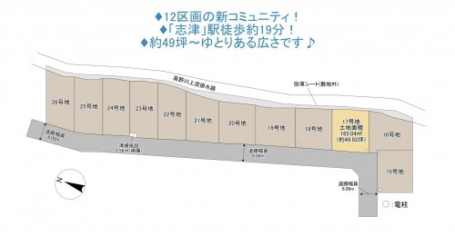 物件画像 土地八千代市上高野間取り