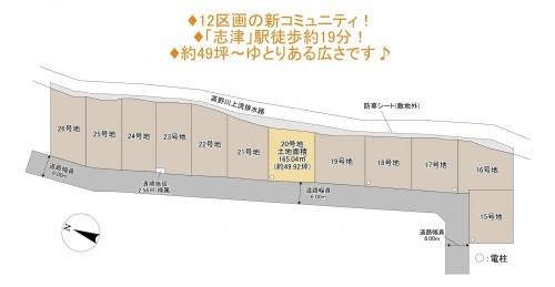 物件画像 土地八千代市上高野間取り