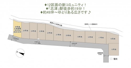 物件画像 土地八千代市上高野間取り