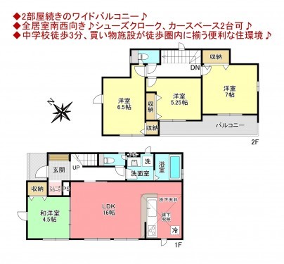 物件画像 一戸建て八千代市高津東間取り