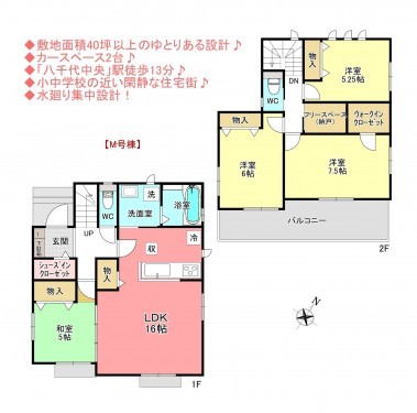 物件画像 一戸建て八千代市萱田町間取り