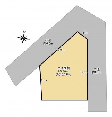 物件画像 土地四街道市さちが丘間取り