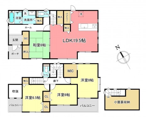 物件画像 一戸建て八千代市大和田新田間取り