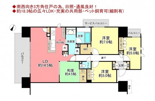 物件画像 マンション印西市武西学園台間取り