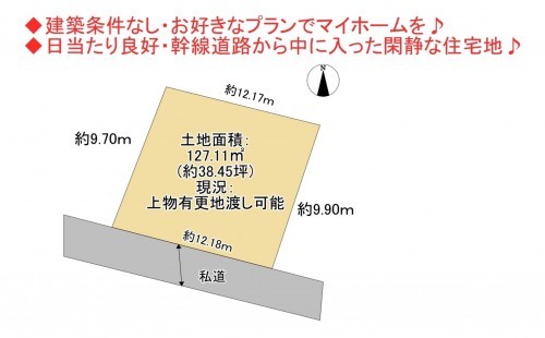 物件画像 土地八千代市八千代台西間取り