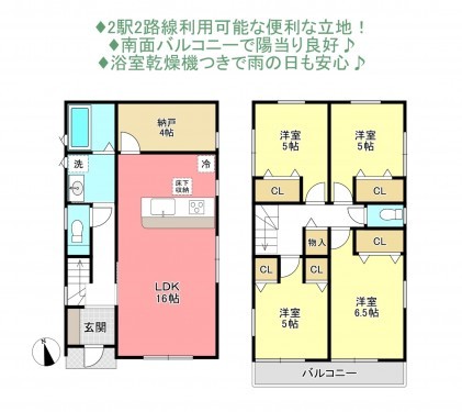 物件画像 一戸建て八千代市萱田町間取り