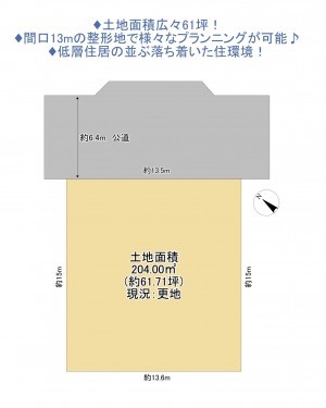 物件画像 土地八千代市米本間取り