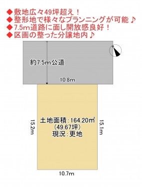 物件画像 土地八千代市八千代台北間取り
