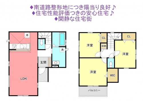 物件画像 一戸建て八千代市大和田間取り