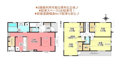 物件画像 一戸建て八千代市下市場間取り