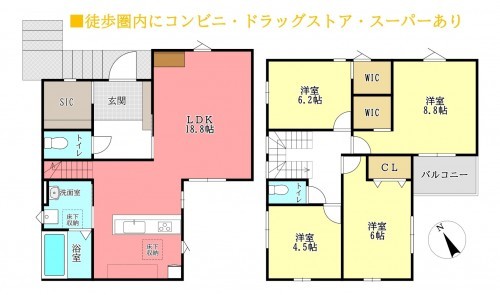 物件画像 一戸建て四街道市栗山間取り
