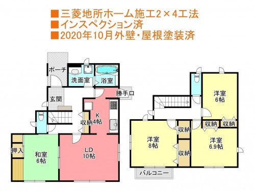 物件画像 一戸建て四街道市池花間取り