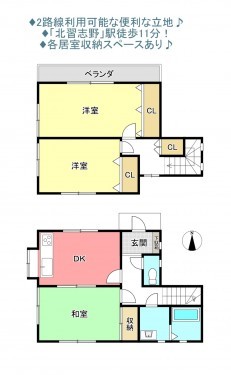 物件画像 一戸建て船橋市飯山満町間取り