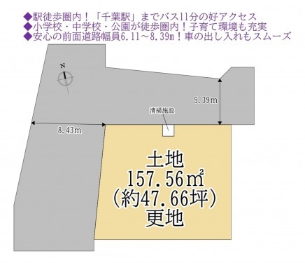 物件画像 土地千葉市若葉区加曽利町間取り