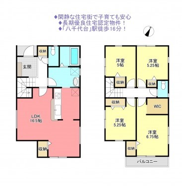 物件画像 一戸建て八千代市八千代台北間取り