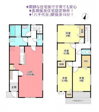 物件画像 一戸建て八千代市八千代台北間取り