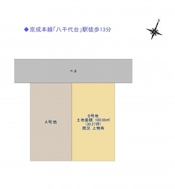 物件画像 土地八千代市八千代台北間取り