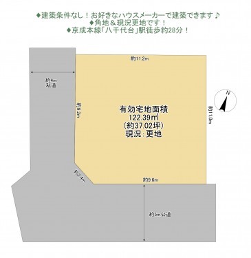 物件画像 土地八千代市高津間取り