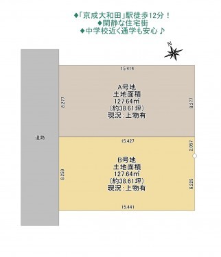 物件画像 土地八千代市八千代台北間取り
