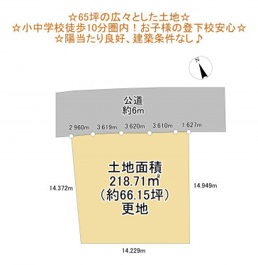 物件画像 土地四街道市千代田間取り