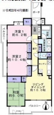 物件画像 マンション千葉市若葉区桜木北間取り