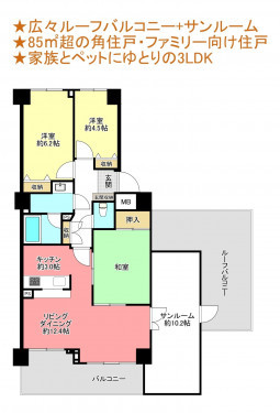 物件画像 マンション千葉市若葉区若松町間取り