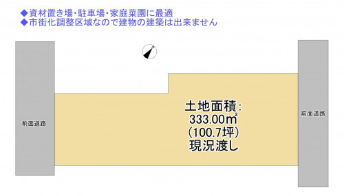物件画像 土地船橋市豊富町間取り