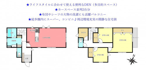 物件画像 一戸建て千葉市若葉区加曽利町間取り