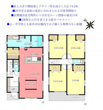 物件画像 一戸建て千葉市若葉区千城台西間取り