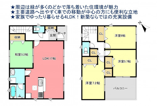 物件画像 一戸建て千葉市若葉区中田町間取り