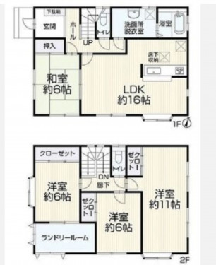 物件画像 一戸建て千葉市若葉区小倉町間取り