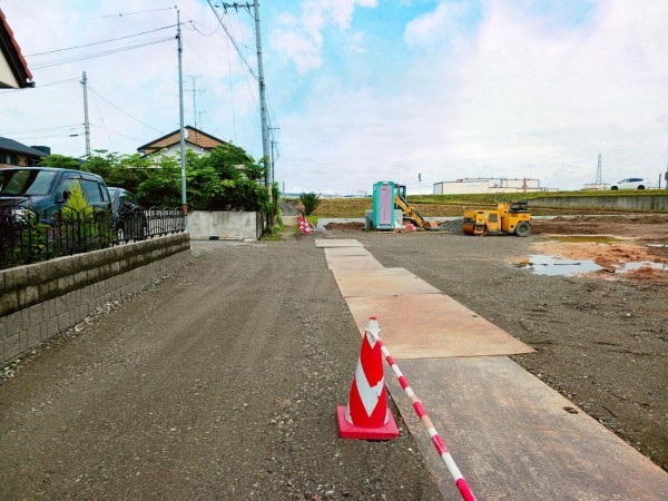 郡山市小原田、土地の画像です