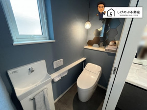甲賀市甲南町野田、中古一戸建てのトイレ画像です